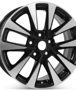 New 17" x 7.5" Alloy Replacement Wheel for Nissan Altima 2016 2017 2018 Machined W/ Black Rim 62719