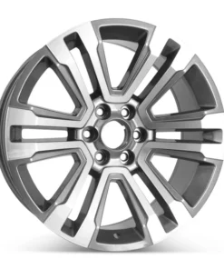 New 22" x 9" Replacement Wheel for GMC Yukon and Denali 2014-2020 Machined with Charcoal Rim 5822