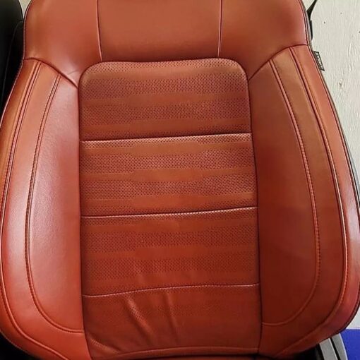 2015 Mustang Red leather seats