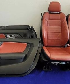 2015 Mustang Red leather seats