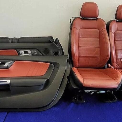 2015 Mustang Red leather seats